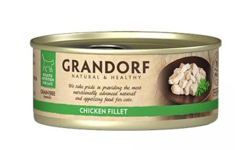 Grandorf (Грандорф) Chicken Fillet  - Влажный корм для кошек куриная грудка