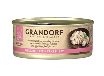 Grandorf (Грандорф) Chicken Fillet & Crab Fillet - Влажный корм для кошек куриная грудка с мясом краба
