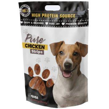 Gigi (Гиги) Pure Chicken Strips лакомство для собак "Куриные полоски"