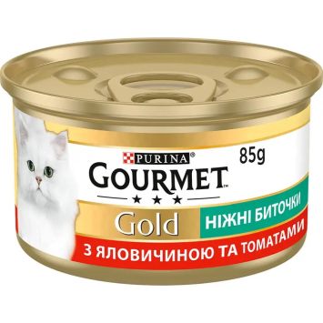 Gourmet Gold (Гурмет Голд) нежные биточки с говядиной и томатом