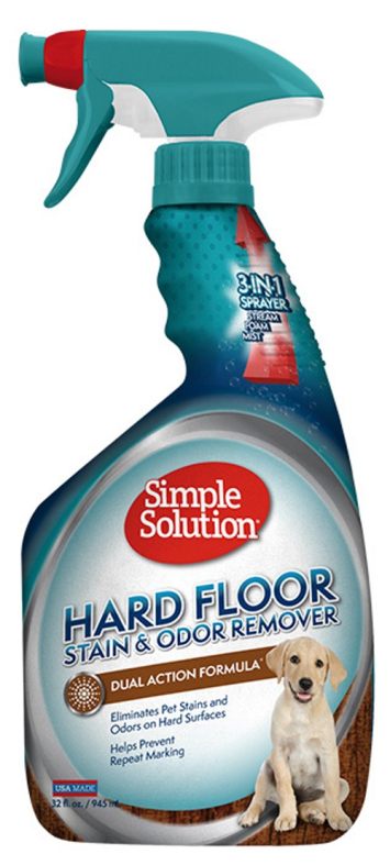 Simple Solutions (Симпл Солюшн) Hardfloors stain+odor remover - Для нейтрализации запахов и удаления стойких пятен c твердых поверхностей