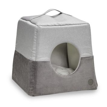 Harley & Cho (Харли энд Чо) Cabrio Grey домик-лежак два в одном для собак и кошек (серый)
