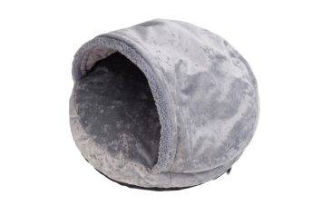 Harley & Cho (Харлі енд Чо) Cover Plush Gray лежак-норка для собак та кішок (сірий)