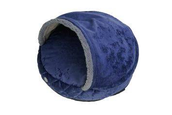 Harley & Cho (Харлі енд Чо) Cover Plush Royal Blue лежак-норка для собак та кішок (синій)