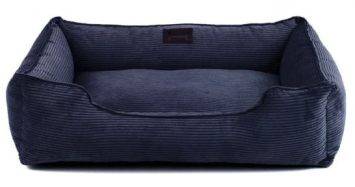 Harley & Cho (Харли энд Чо)  Dreamer Deep Ocean Velvet лежак для кошек и собак (темно-серый)