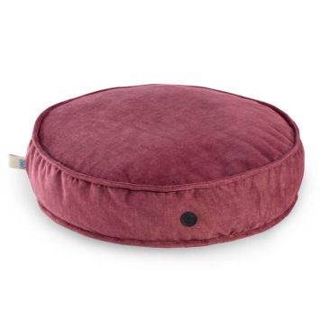 Harley & Cho (Харли энд Чо) Memory Foam Island Berry круглая подушка для кошек и собак (розовый)