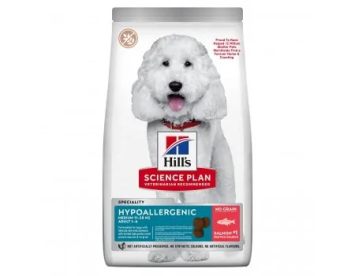 Hills (Хілс) SP Adult Hypoallergenic Medium – сухой корм с лососем для взрослых собак средних пород с чувствительным пищеварением