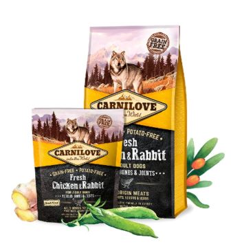 Carnilove (Карнилав) Fresh Chicken &Rabbit for Adult dogs - Корм для взрослых собак с курицей и кроликом