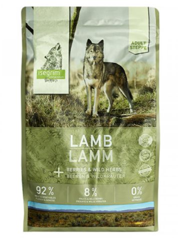 Isegrim (Изегрим) Lamb Adult Steppe – Сухой корм для взрослых собак (ягненок/ягоды/дикие травы)