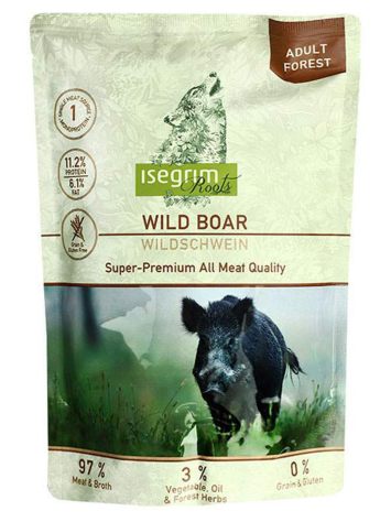 Isegrim (Изегрим) Pouch Roots Wild Boar Monoprotein – Консервированный корм для взрослых собак (дикий кабан)