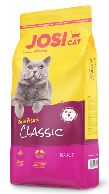 Josera (Йозера) JosiCat Sterilised Classic - корм для домашних и стерилизованных котов, с птицей