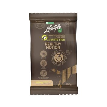 Nature's Protection Lifestyle Grain Free White fish Healthy Motion Беззерновые лакомства для собак с белой рыбой