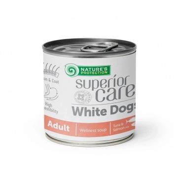 Nature's Protection Superior Care White Dogs Adult Soup Tuna & Salmon - Суп для собак с белой окраской с тунцом и лососем