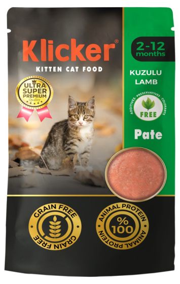 Klicker (Кликер) Cat - Влажный корм для котят с ягненком