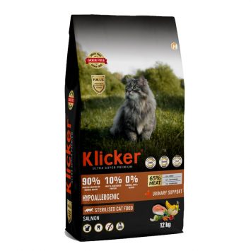 Klicker (Кликер) Cat Sterilized Salmon - Беззерновой корм для кастрированных котов с лососем