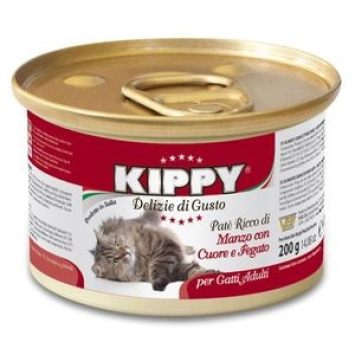 Консервы (Киппи) Kippy Cat паштет, говядина,сердце и печень