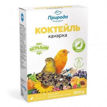 ТМ "Природа" Корм Коктейль для птиц "Канарейка"