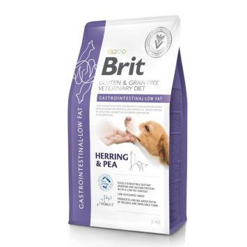 Brit (Брит) VetDiet Diet Dog Gastrointestinal-Low fat – Беззерновая диета для собак при проблемах с пищеварением с ограниченным содержанием жира из сельди
