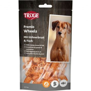 Trixie (Трикси) Premio Fish Chicken Wheels - Лакомство для собак курица и рыба 75 гр
