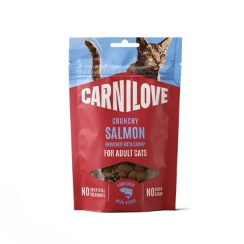 Carnilove (Карнилав) Cat Crunchy Snack Salmon with Catnip - Беззерновые лакомства для взрослых кошек, с лососем и кошачьей мятой