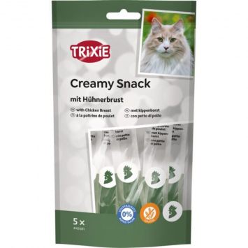 Trixie (Тріксі) Creamy Snacks - Ласощі для кішок з куркою 5 х 14 г