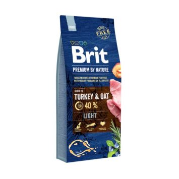 Brit Premium (Брит Премиум) Dog Light Turkey &Oats - Корм для собак с избыточным весом
