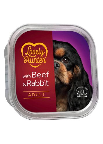 Lovely Hunter (Лавли Хантер) Adult Beef and Rabbit – Консервированный корм для взрослых собак (говядина/кролик)