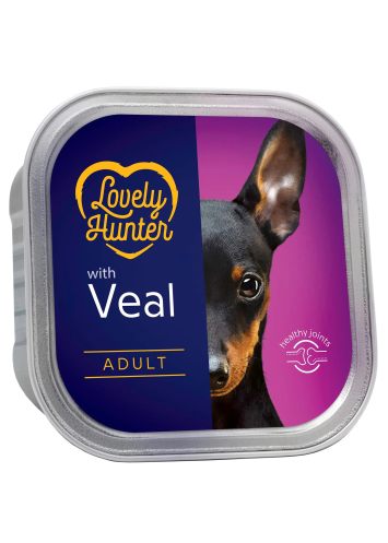 Lovely Hunter (Лавли Хантер) Adult Veal – Консервированный корм для взрослых собак (телятина)