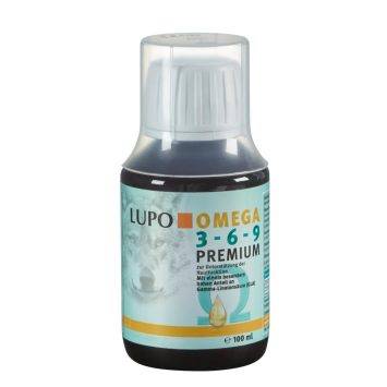 Luposan (Люпосан) LUPO OMEGA 3-6-9 Premium - Кормовая добавка для кожи, шерсти и иммунной системы для собак и кошек