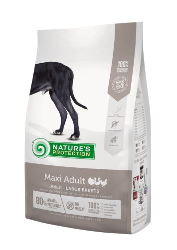 Nature's Protection Maxi Adult Large Breeds - Сухой корм для взрослых собак крупных пород (с курицей)