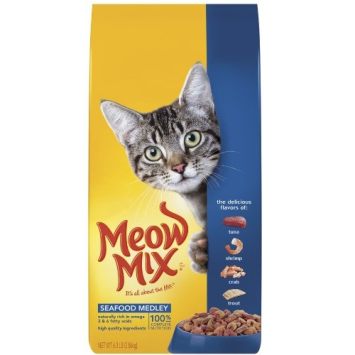 Meow Mix Cat Seafood корм для кошек (Мяу Микс)