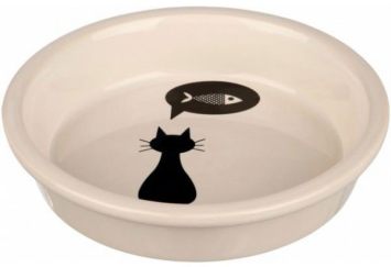 Trixie (Трикси) - Миска керамическая для котов и кошек 0,25 л / 13 см