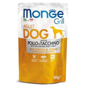 Monge (Монж) Dog Grill Pollo & Tacchino - Влажный корм для собак с курицей и индейкой
