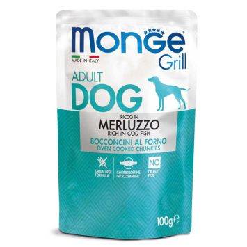 Monge (Монж) Dog Grill Cod Fish Merluzzo - Влажный корм для взрослых собак с треской