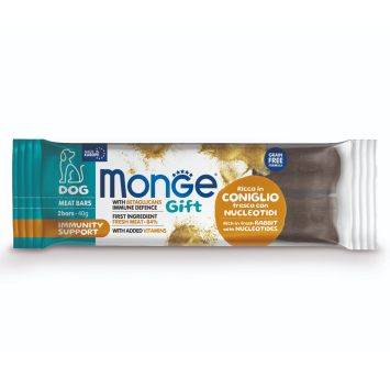 Monge (Монж) Gift Dog Immunity support Meat Bar Rabbit - Лакомство для собак с кроликом