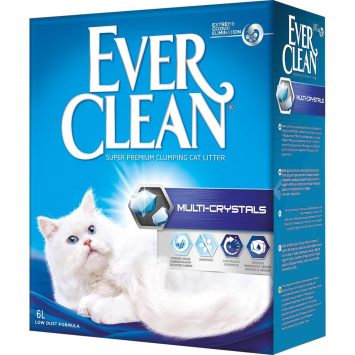 Ever Clean (Эвер Клин) Multi Crystals Наполнитель комкующийся для кошачьего туалета с гранулами силикагеля