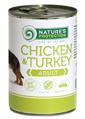 Nature's Protection (Нейчерс Протекшн) Adult Chicken &Turkey – Консервированный корм для взрослых собак (курица/индейка)