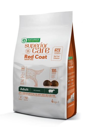 Nature's Protection Superior Care Red Coat Grain Free Adult All Breeds with Lamb - cухой корм для взрослых собак всех пород с рыжим окрасом
