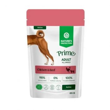 Nature's Protection (Нейчерс Протекшн) Prime Active Adult Dogs Chicken and Beef Влажный корм для активных собак с курицей и говядиной