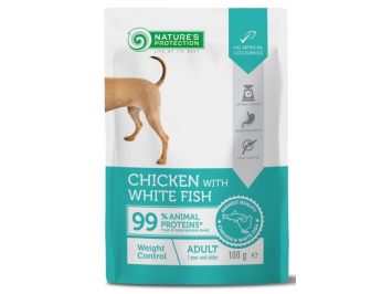 Nature’s Protection Adult Weight Control Chicken with White Fish - Влажный корм для собак для контроля веса с курицей и белой рыбой