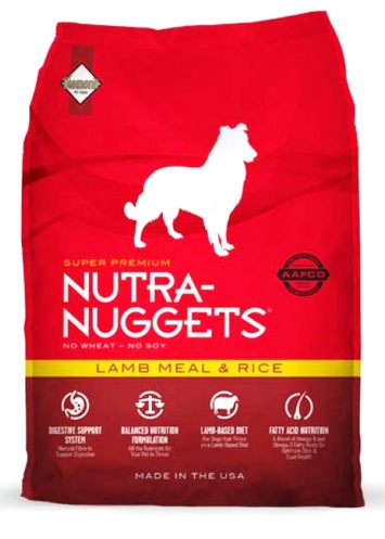 Nutra Nuggets (Нутра Нагетс) Lamb Meal &Rice - Сухой корм для собак (ягненок/рис)