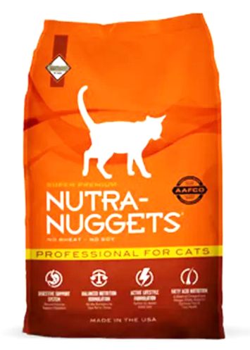 Nutra Nuggets (Нутра Нагетс) Professional - Сухой корм для активных, беременных и лактирующих кошек (курица)