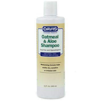 Davis Oatmeal &Aloe Shampoo ДЭВИС ОВСЯНАЯ МУКА С АЛОЭ гипоаллергенный шампунь без мыла для собак и котов, концентрат