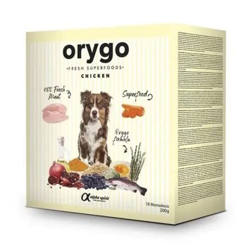 Orygo (Ориго) Chicken - Полувлажный корм с курятиной и морковью для взрослых собак всех пород