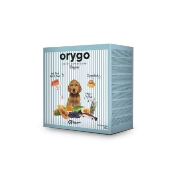 Orygo (Ориго) Puppies - Полнорационный полувлажный корм с лососем и бататом для щенков всех пород