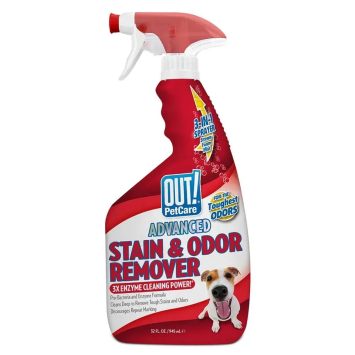 OUT! PetCare Advanced Stain & Odor Remover АУТ! Спрей для удаления пятен и запаха от жизнедеятельности собак и кошек