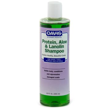 Davis Protein &Aloe &Lanolin Shampoo ДЭВИС ПРОТЕИН АЛОЭ ЛАНОЛИН шампунь для собак, котов, концентрат
