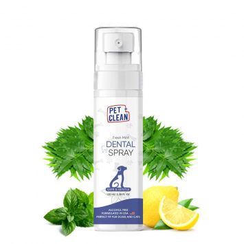 Pet Clean Dental Spray спрей для гигиены полости рта и поддержания здоровья зубов собак и котов