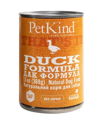 PetKind (ПетКайнд) DUCK FORMULA - монопротеиновый влажный корм для собак и щенков всех пород (утка)