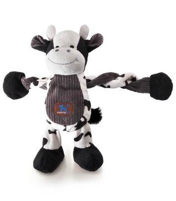 Petstages (Петстейджес) Pulleezz Cow Корова Игрушка-перетяжка с пищалками